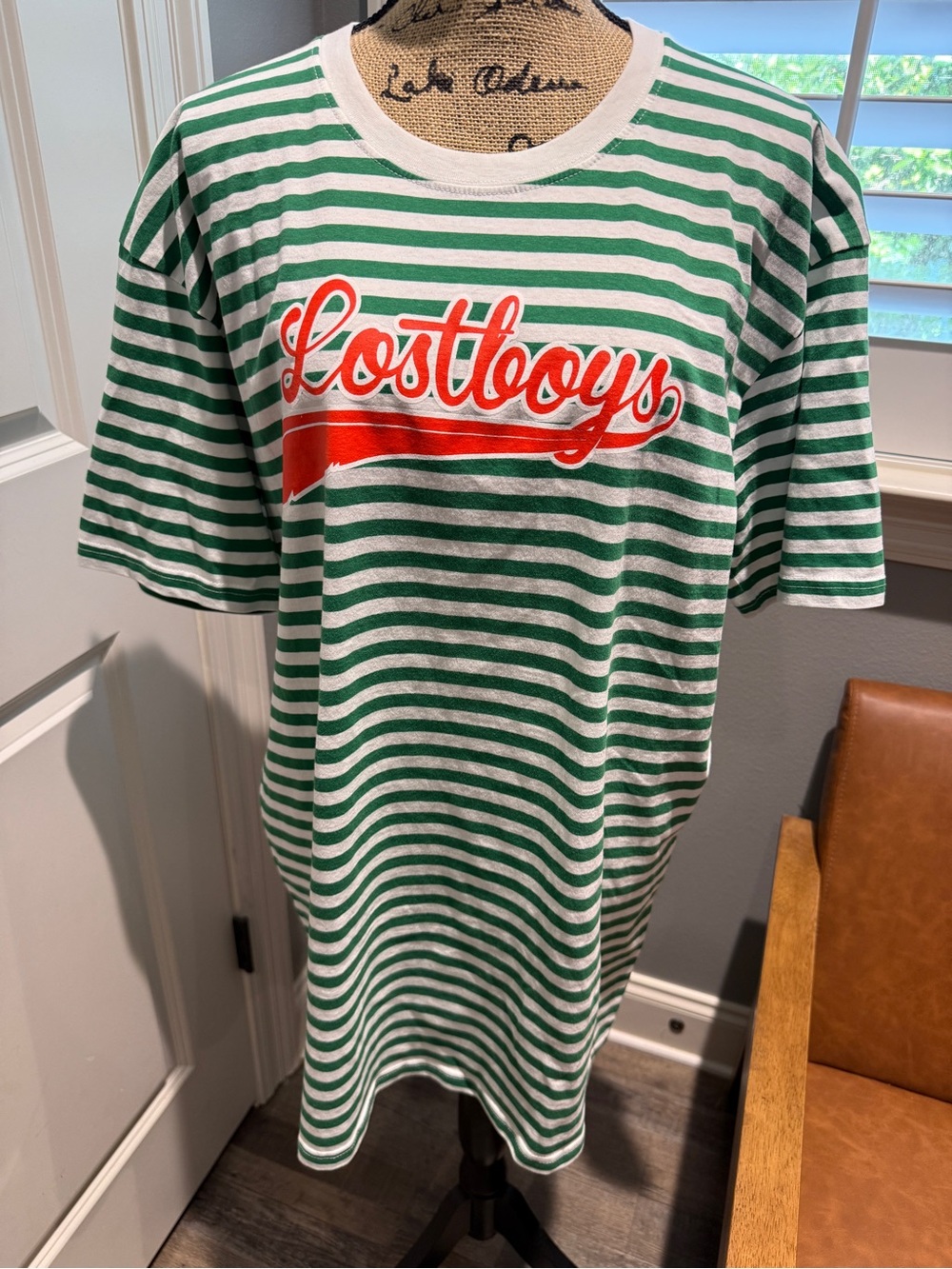 The Lost Bros “Lostboys” Striped Short-Sleeve Unisex Tee
